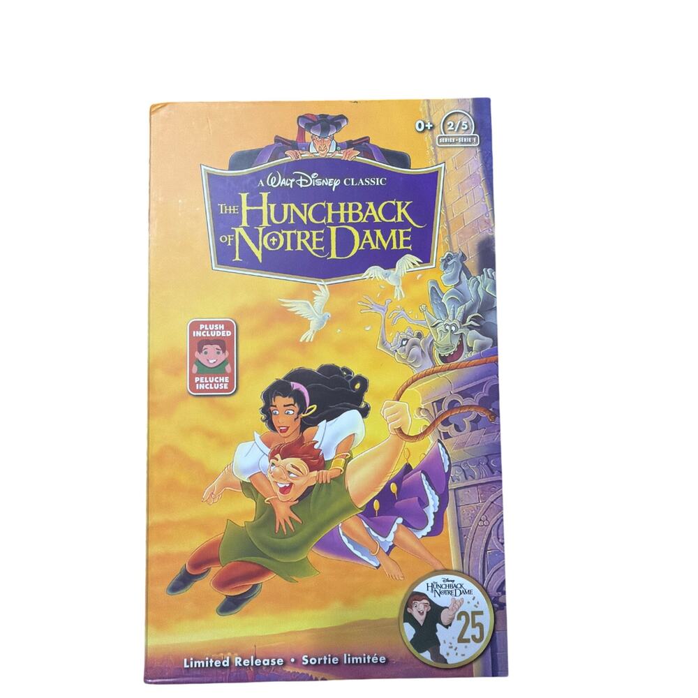 Disney VHS Plush - Limited Release - Hunchback of Notre Dame - Quasimodo